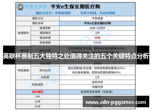 英联杯赛制五大独特之处值得关注的五个关键特点分析